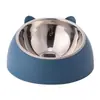Nova Tigela Quente para Pet Tigela para Gato Tigela para Cachorro Duas em Uma Cachorro Gato Comida Pet Produtos para Pet Ponto Venda por Atacado