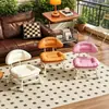 Taburete giratorio con ruedas, taburete bajo con ruedas, taburete para cambiarse los zapatos en casa, taburete apto para niños con ruedas, silla silenciosa con respaldo