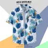 Camisa de Manga Corta Estampada Hawaiana para Hombre Verano Viajes Vacaciones en la Costa Playa Camisa de Hombre Holgada Fantasía Top