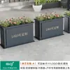 Paisaje de Fábrica Fuente Maceta de Flores Espacio Verde Maceta de Flores Macizo de Flores Caja de Plantación Parque de Comunidad Comercial Canaleta de Flores para Exteriores Personalización