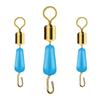 Clip de sublínea de silicona de rápida liberación, conector de sublínea de anillo de 8 palabras, anzuelo, accesorios de pesca