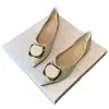 2026 Nuevo Estilo Primavera y Otoño Punta Fina Suela Suave para Mujer Calzado Plano de Punta Baja Versátil para Todas las Estaciones Estilo Coreano Zapatos para Mujer