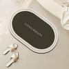 Alfombrilla absorbente para baño, alfombra para puerta de inodoro, alfombrilla antideslizante para pies, alfombrilla para inodoro de diatomeas, alfombrilla suave de secado rápido