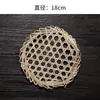 Esterilla hexagonal de bambú tejido con fondo antiadherente esterilla de bambú lámina de red de bambú varilla de bambú da de bambú red inferior de bambú olla de barro guiso pescado otro