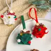 Colgante de Árbol de Navidad Transfronterizo Ins Lindo Mini Árbol de Navidad de Fieltro de Lana Colgante de Carrillón de Viento Decoraciones Navideñas