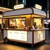 Chuangyixinghua Pekín Quiosco Móvil Personalización Calle Comercial Carrito de Desayuno Mercado Nocturno de Moda Puesto Carrito Fabricante Envío Directo
