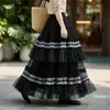 Faldas de Gasa con Lunares en Capas para Mujer del Diseño Feiyuan. Nuevas Faldas de Malla Versátiles de Alta Resistencia para Moda de Principios de Primavera