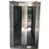 Puerta Ignífuga de Acero Inoxidable, Puerta Cortafuegos a Prueba de Humo, Puerta Doble, Puerta de Cristal de Acero Inoxidable