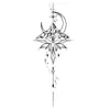 Artículo Popular Transfronterizo: Pegatina de Tatuaje Temporal Simple Floral Sol, Luna y Estrella Tira de Columna Vertebral Baja Cintura Multipatrón Tatuaje Tótem Línea de Dedos