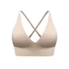 Sutiã de Triângulo com Alças Duplas Ajustáveis Estilo Europeu e Americano, Lingerie Casual Sexy de Decote em V Profundo, Sutiã de Yoga, Mais Vendido na Amazon