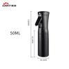 Spot atacado 50ML80ML frasco spray plástico transparente portátil perfume cosméticos engarrafado álcool pequeno regador