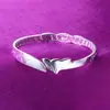 Pulseira Atacado Dragão e Fênix Auspicioso III Flor de Sarja Pulseira Banhada a Prata Feminina Pulseira Peixes Flor de Lótus