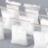 Sacos Auto-Selantes com Borda Vermelha Personalizados, Sacos Seláveis com Borda Verde, Sacos Selados Vermelhos, Sacos para Alimentos com Borda Vermelha de PE, Sacos Personalizados em Formato de Osso