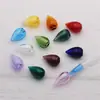 Pingente Colar Brinco de Vidro Gota d'Água para Óleo Essencial de Aromaterapia DIY Perfume Óleo Essencial Brinco Pingente Feito à Mão DIY