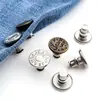 Artefacto ajustador de cintura botón sin clavos 17mm Pantalones de mezclilla cintura Gran Cambio Pequeño desmontable ajustable sin costuras botón de metal