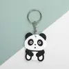 Llavero de Muñeco de Dibujos Animados Goma Suave Colgante Estéreo para Coche Bolsas Etiqueta de Cuero Pequeño Regalo para Promoción Local de Microempresa Evento de Apertura