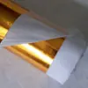 Envolvimento de Árvore Tecido Dourado Papel Dourado Decoração de Tronco Envolvimento Dourado Coluna Envolvimento Especial para Árvore Papel Folha de Ouro Tecido de Parede para Hotel Palco