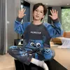 Pijama de otoño e invierno para niños, forrado de forro polar y engrosado, forro polar de coral, franela para bebés niñas, conjunto de ropa de estar a juego para niños y padres e hijos