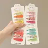 Pinza de Pelo BB para Flequillo Estilo Coreano Infantil, Pinza para el Cabello que no Daña, Lindo Accesorio de Pinza Lateral para Niña Pequeña