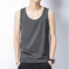 Colete Masculino Casual Verão Fino Tendência Versátil Algodão Puro Sem Mangas Camiseta Camisa de Baixo Venda Direta da Fábrica