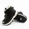 Botas de Nieve para Niños Niños, Cierre de Velcro de Invierno, Forro de Felpa de Algodón, Parte Superior Impermeable, Suela Gruesa, Zapatos de Algodón para Exteriores para Niños Mayores
