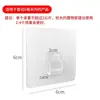 Accesorios de gancho de hebilla de parche que no deja marcas, estante de almacenamiento fuerte sin perforaciones, colgante de pared adhesivo, hebilla plana de plástico en forma de U que no deja marcas