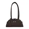 Bolso de mano de alta gama, versátil para mujer, nueva moda 2026, bolso de hombro exquisito, estilo coreano, bolso tipo bowling de nicho