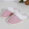 Chinelo de Pelúcia Padrão Grande Transfronteiriço para Uso Doméstico, Chinelo de Algodão Quente e Antiderrapante, Algodão Espesso e com Forro de Lã Interno, Venda Quente Transfronteiriça