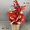 Novos Arranjos de Flores de Chão para Decoração de Casamento, Arte Floral para Casamento, Arranjos de Flores para Palco T, Arranjos de Flores de Boas-vindas para Hotel
