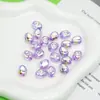 Dingyi Strass Transparente Perlas de Luna Fría Barrocas Perlas Acrílicas Irregulares Galvanizadas con Agujero Pasante Perlas Sueltas Accesorios para Cuentas