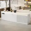 Mostrador de Bar Mostrador de Caja Mostrador Comercial Catering Tienda de Té con Leche Café Bar de Agua Gabinete Integrado Lujo Ligero Sensación de Gama Alta Recepción