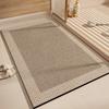 Tapete de Piso Absorbente para Baño Barro Diatomeo Antideslizante Tapete de Piso Moderno Simple Tapete para Pies Tapete Alfombra para Piso de Baño en Casa