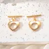 Hebilla de Collar de Perlas Cabeza de Hebilla Corazón Brillante Hebilla Ot Acabado Hecho a Mano Hebilla de Conexión Cadena para Suéter Joyería DIY Accesorios de Joyería