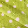 Piel de conejo con estampado de lunares bicolor, tela de piel de conejo con puntos redondos, adecuada para ropa de otoño e invierno, cojines, peluches y camas para mascotas.