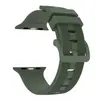 Adecuado para Apple Watch Ultra 9876543210 Generación Estilo Roscado Hebilla de Color Sólido Correa de Silicona para Reloj