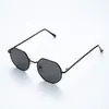 Metal Nuevo Degradado Alta Calidad Gafas de Sol Mujer Estilo Coreano Talento Retro Moda Hombre Marco Grande Gafas de Sol de Moda Celebridad de Internet