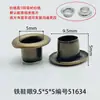 Cordón de Zapatilla de Lona de 9.5 mm de Ancho con Ojales Pintados Ojales de Cobre Ojales de Hierro para Zapatos Accesorios para Bolsas y Ropa Ojales de Aluminio Metal de Zinc