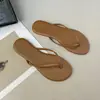 Chanclas Artesanales de Comercio Exterior para Mujer, Plantillas Suaves Usables, Zapatos Planos, Viaje, Casual, Sandalias Simples, Zapatos de Playa