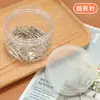 Chinchetas de Metal Niqueladas Pines Redondos Pequeños Pines de Cabeza Grande Material de Oficina Pines de Fijación Pines en Forma de I