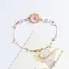 Venta Caliente Transfronteriza Pegamento Flores Secas Flores Reales Festival de la Flor de Cerezo de Wuhan Pulsera Exquisita Atracciones Cadena de Cuentas de Venta Caliente Modelo Mejor Amiga Estudiante