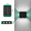 Nueva Lámpara de Pared Luminosa Solar para Exteriores, Jardín, Patio, Decorativa para el Hogar, Lámpara de Pared para Atmósfera Exterior, Iluminación