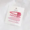 Set de Cuatro Pasadores de Colores para el Cabello, Pinzas Laterales Estilo Niña Dulce para Controlar el Cabello Rebelde, Pinzas para Flequillo, Pasadores de Macarrón que No Dañan el Cabello