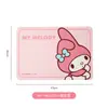 Jogo Americano Térmico Sanrio para Uso Doméstico, Tapete de Couro PVC à Prova d'Água e de Óleo, Tapete de Mesa Anti-Escaldamento, Tapete de Isolamento Térmico para Mesa de Jantar, Toque de Luxo m