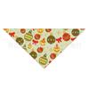 Toalla de Saliva Popular de Amazon para Mascotas, Toalla Triangular con Huellas de Pata de Gato y Perro, Babero para Perro Golden Retriever, Venta al por Mayor de Suministros para Mascotas