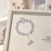 Pulseira de Flor de Lírio-do-Vale Super Popular para Mulheres Ins Tendência Melhor Amiga Estilo Antigo Doce Pulseira Estudante Simples Versátil Joia de Mão