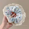 Acessório de cabelo elástico, estilo jovem, scrunchie moderno novo de 2025, headwear de tecido de malha elegante de verão para mulheres