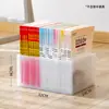 Estante de Livros sob a Mesa com Rodinhas, Caixa de Armazenamento de Livros, Empilhável, Grande Capacidade, Caixa de Armazenamento Móvel para Livros de Sala de Aula de Estudantes