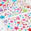 Adesivos de Pedras Preciosas Infantis para Meninas, Diamante de Princesa Desenho Animado 3D Strass Cristal Adesivos Decorativos