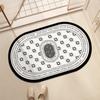Alfombrilla de Piso de Barro Diatomeas para Baño Antideslizante Absorbente de Agua Felpudo para Pies Puerta de Baño/Inodoro Resistente al Desgaste Secado Rápido Alfombra Resistente a Manchas