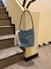 Bolsa de Mão Jeans Retrô Exquisita Estilo Coreano Bolsa Tote para o Dia a Dia Mochila de Grande Capacidade Mochila com Design de Nicho Atacado